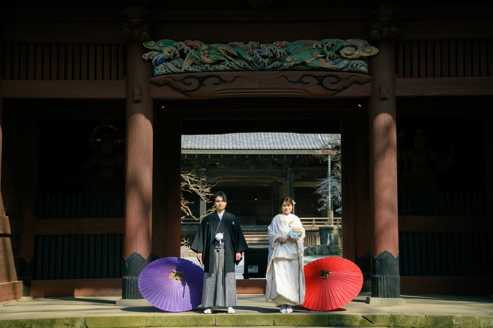 ★新春特別★【和装1着】1/8～2/10撮影　早割先着15組様　妙本寺と鎌倉の街並みで撮影　衣裳・美容・写真データ100カット