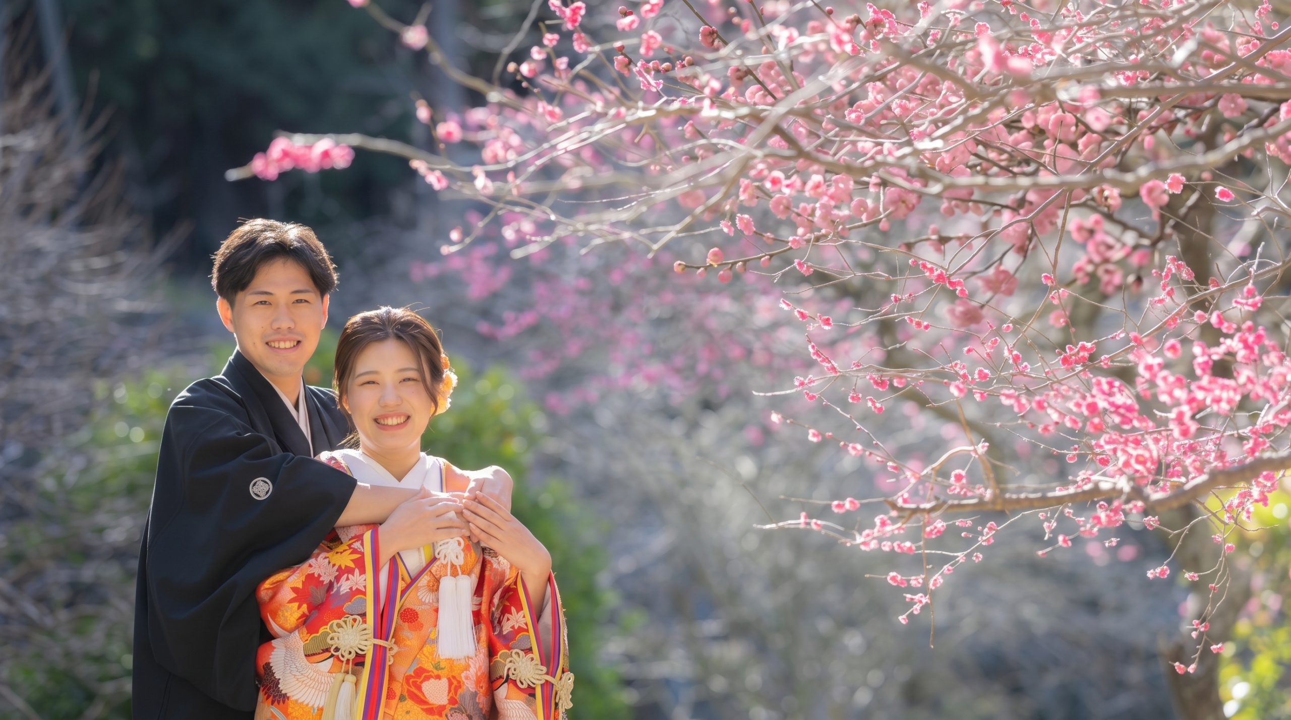 新春特別♪【和装2着】先着15組1/8〜2/10★鎌倉市内の寺院2ヶ所で撮影　衣装（差額なし）・美容・写真データ180枚